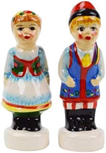 Polish Kissing Couple Collectible Ceramic Salt and Pepper Shakers Set by E.H.G in Saudi Arabia