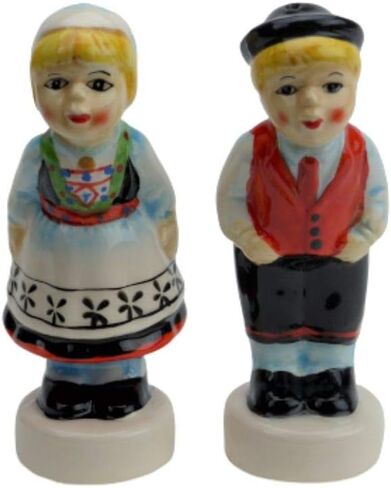 Polish Kissing Couple Collectible Ceramic Salt and Pepper Shakers Set by E.H.G in Saudi Arabia