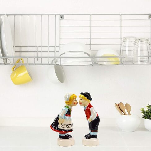 Polish Kissing Couple Collectible Ceramic Salt and Pepper Shakers Set by E.H.G in Saudi Arabia