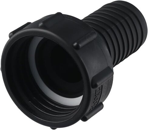 1Pc PVC Tube Fitting, Thread Tank Adapter, 1-1/2" Barbed x NPT Female Tap Connectors, Plastic Drain Connector for Water Tank, Home Garden in Saudi Arabia