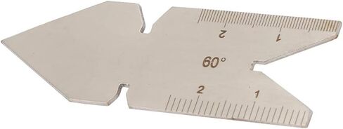 Garosa Thread Gauge Stainless Steel Center Gauge 60 Degree Screw Thread Lathe Cutting Tool Woodworking Tools(Metric ISO60 Degree Thread) in Kuwait