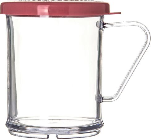 CFS 425055 Polycarbonate Shaker/Dredge with Medium Ground Lid, 1 Cup Capacity, Rose in Saudi Arabia