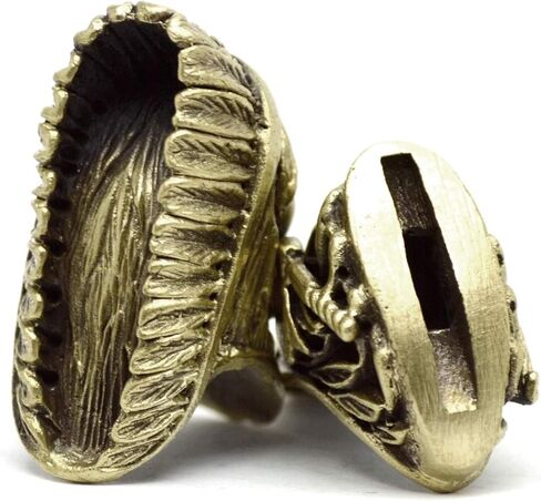 oleksandr.victory Set Finger Guard Bolster & Pommel Custom Blade Making Set Custom Making Handle Manufacturer Accessories Collection Hand-Casted Sets Solid Bronze (Lion paw k2) in Kuwait