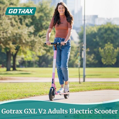 Gotrax GXL V2 Series Electric Scooter for Adult, 8.5"/10" Anti Flat Solid Tire, Max 12/16/28mile Range, 15.5/20mph Speed Power by 250W/300W/500W Motor, Aluminum Alloy Frame Folding Commuting E Scooter in Kuwait