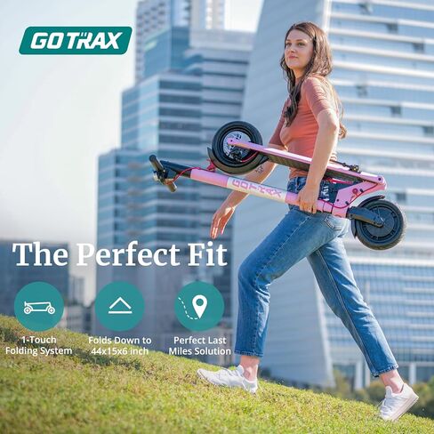 Gotrax GXL V2 Series Electric Scooter for Adult, 8.5"/10" Anti Flat Solid Tire, Max 12/16/28mile Range, 15.5/20mph Speed Power by 250W/300W/500W Motor, Aluminum Alloy Frame Folding Commuting E Scooter in Kuwait