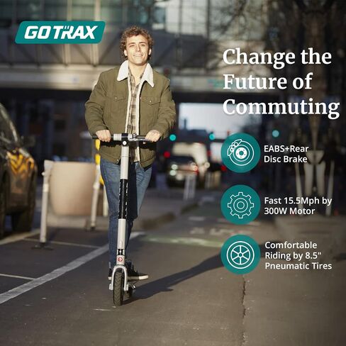 Gotrax GXL V2 Series Electric Scooter for Adult, 8.5"/10" Anti Flat Solid Tire, Max 12/16/28mile Range, 15.5/20mph Speed Power by 250W/300W/500W Motor, Aluminum Alloy Frame Folding Commuting E Scooter in Kuwait