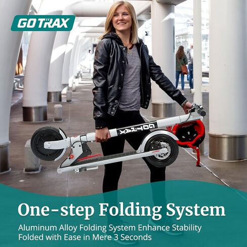 Gotrax GXL V2 Series Electric Scooter for Adult, 8.5"/10" Anti Flat Solid Tire, Max 12/16/28mile Range, 15.5/20mph Speed Power by 250W/300W/500W Motor, Aluminum Alloy Frame Folding Commuting E Scooter in Kuwait