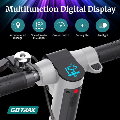 Gotrax GXL V2 Series Electric Scooter for Adult, 8.5"/10" Anti Flat Solid Tire, Max 12/16/28mile Range, 15.5/20mph Speed Power by 250W/300W/500W Motor, Aluminum Alloy Frame Folding Commuting E Scooter in Kuwait