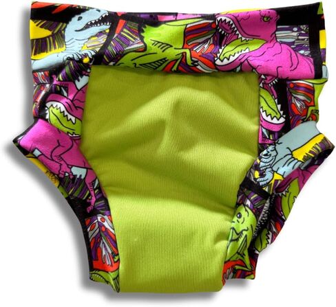 Pull-On Cloth Diaper for Big Kids (Rad Raptor, 2/3) in Saudi Arabia
