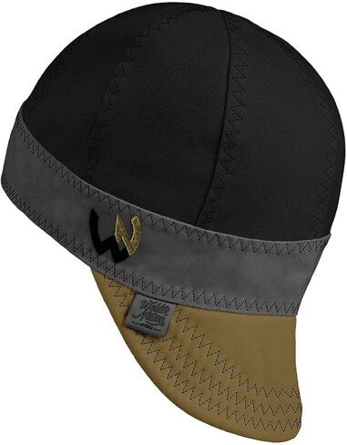 Welder Nation 8 Panel Welding Cap, 100% Cotton, Duck Canvas Exterior, Protective, Durable Men’s Hats with No Unicorn Peak for Welding, Heavy-Duty Jobs - Premium, Comfortable Welder Hat - 10 oz, 7 1/4 in Kuwait