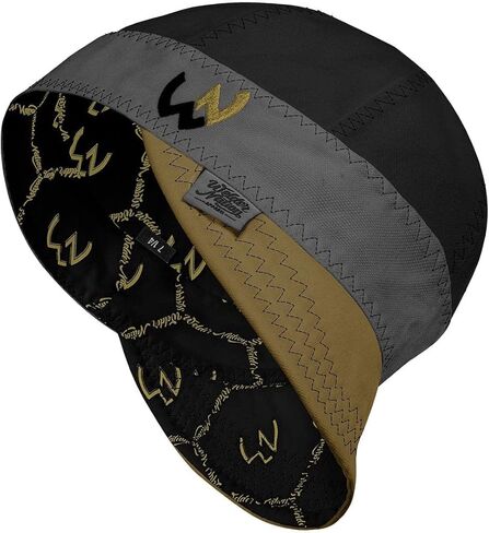 Welder Nation 8 Panel Welding Cap, 100% Cotton, Duck Canvas Exterior, Protective, Durable Men’s Hats with No Unicorn Peak for Welding, Heavy-Duty Jobs - Premium, Comfortable Welder Hat - 10 oz, 7 1/4 in Kuwait