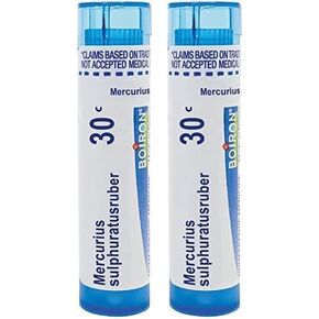 Boiron Mercurius Sulphuratus Ruber 9C Md 80 Pellets for Warts Bleeding at The slightest Touch