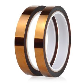 BOMEI PACK Heat Resistant Tape,Thermal Tape,High Temperature Tape,Heat Vinyl Press Tape for Heat Transfer,Polyimide Tape for Protecting CPU, PCB Circuit Board (30mm x 33m)