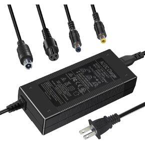 Bluetiango 42V 2A Universal Replacement Charger for 36V Lithium Battery with DC 5.5mm*2.1mm Connecter for GOTRAX GXL V2, G2, G3, G4, Apex, Glider, XR Elite, XR Ultra 36V Electric Bike Jetson Battery
