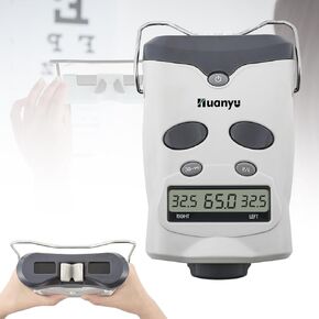 Huanyu Optical Digital Pupilometer 44-83mm Pupillometers Button Control Pupil Meter LCD PD Meter with Auto Sleep & Shut Down CE Approved (LY-9S)