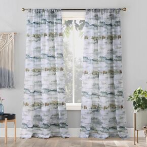 رقم 918 لوحة ستارة جيب من الفوال الشفاف من Picasso Crushed، مقاس 51 بوصة × 84 بوصة، رمادي in Kuwait