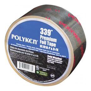 339 Premium Cold WHEATHER FOIL Tape 339 2.5 in X 60 yd