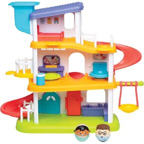 PlayMonster Playskool Weebles My Best Friends - Weeble Wobble Preschool Toy for Toddlers, 2 Weebles Characters + 1 Weebles Pet Dog for Kids Ages 12 Months and Up