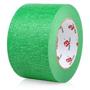 BOMEI PACK Wide Painters Tape 3 Inch Blue, 3 Inches x 60 Yards Painting Tape, 3D Printing Tape for Laser Cutting, 21-Day Clean Removal Wide Masking Tape
