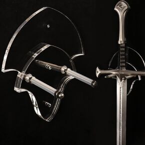 Sword Stand Wall Hanging Sword Stand Sword Hook Wall Hanging Display Stand Single Sword Vertical Wall Hanging Display Stand Samurai Sword Stand (Black 2 Sets)