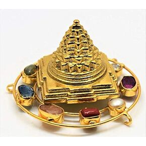 Most Powerful Big-Sri Yantra/sri yantram with Nine Planet Gem Yoga Money Tantra for Peace
