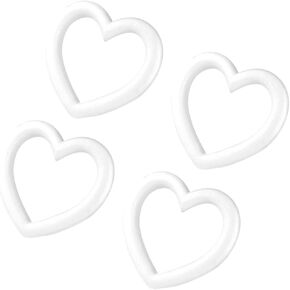 2pcs Polystyrene Foam Wreath Rings Floral Foam Balls Ball Crafts Arts Crafts Foam Ball Flower Arranging Foam Polystyrene Foam Balls Garland Heart Decorations