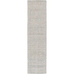 SAFAVIEH Ebony Collection Runner Rug - 2'3" x 9', Blue & Beige, Geometric Design, Ideal for High Traffic areas in Entryway, Kitchen & Bathroom (EBN605M-29)