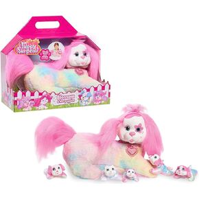 Just Play Unicorn Surprise 14-inch Licorice Stuffed Animal with Unicorn Babies, Star Pattern, Kids Toys for Ages 3 Up