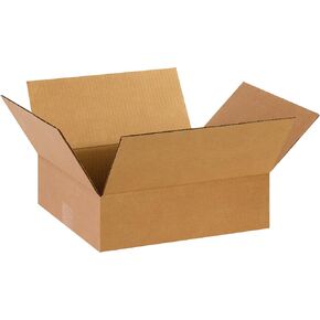 PARTNERS BRAND 14 x 12 x 4 Corrugated Cardboard Boxes, Flat 14"L x 12"W x 4"H, Pack of 25 | Shipping, Packaging, Moving, Storage Box for Home or Business, Strong Wholesale Bulk Boxes