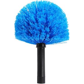 Cobweb Duster, Bafezoze Cobweb Brush Replacement Head, Spider Web Brush Remover Outdoor Blue (Pole Not Included)