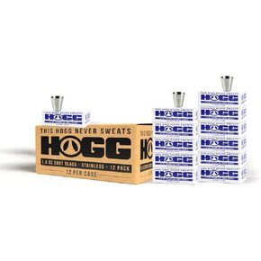 Hogg 1.5oz Sublimatable Ceramic Shot Glass Small Case (12 Pack) DIY, Customizable, Add Logo, Vinyl, Alcohol Ink, or Glitter & Epoxy To Any Cup. Bulk/Wholesale Sublimation Tumblers