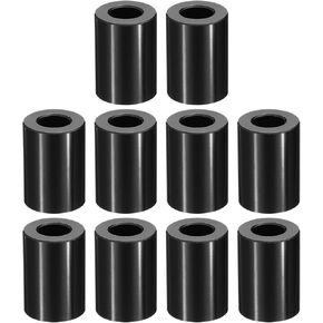 PATIKIL M10 Aluminum Spacers, 10 Pcs Metal Spacer Aluminum M10 x 3/4" OD x 2" L Aluminum Spacer Screw Standoff Round for 3/8" or M10 Screw Bolts