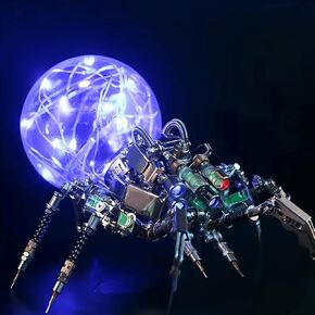Adult 3D Metal Puzzle, Bison Metal Model Set, 3D Metal Puzzle Mechanical Bison Building Blocks, Difficult DIY Assembly, high-end Gift for Men.