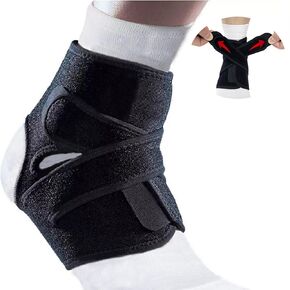 Ankle Brace for Sprained Ankle, Ankle Support for Women & Men,Ankle Protect,Breathable & Adjustable Wrap,Suitable for Both Left & Right Foot
