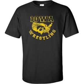 Iowa USA Wrestling, Hawkeyes, University of Iowa T-Shirt