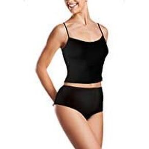 Continuon Washable Cotton Incontinence Underwear with Absorbent Pad for Women, Black, Large