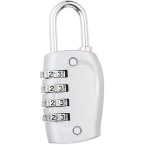 PATIKIL Combination Lock, 4 Digit Outdoor Padlock Waterproof Locker Lock for Luggage Suitcase, Gym Locker, Fence, Filing Cabinets, Toolbox, Gate, Pink