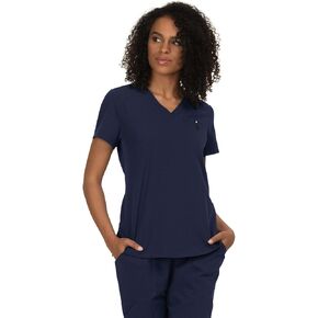 KOI Next Gen 1010 Women's Ready to Work Scrub Top Navy XS