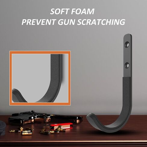 شماعة بندقية، خطافات تخزين بنادق البندقية، شماعات بندقية للجدار، شماعات تثبيت على الحائط لأي بنادق بندقية in Kuwait