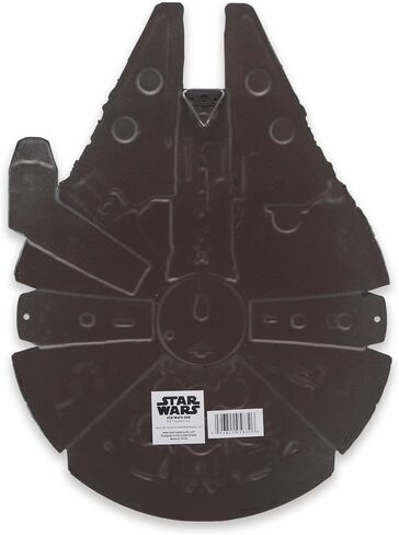 Open Road Brands Disney Star Wars Millennium Falcon Aerial View Embossed Metal Sign - Vintage Millennium Falcon Wall Decor for Home in Saudi Arabia