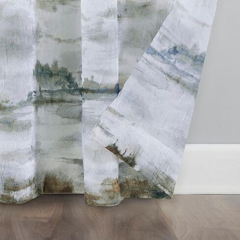 رقم 918 لوحة ستارة جيب من الفوال الشفاف من Picasso Crushed، مقاس 51 بوصة × 84 بوصة، رمادي in Kuwait