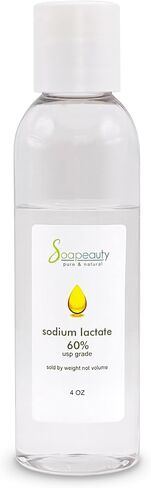 SODIUM LACTATE for Soap Making & Lotions | 60% USP Pure Natural Preservative | Harder Bar of Soap, Bigger Yield, Faster Cure Time, Provides Moisture | 32 oz in Saudi Arabia