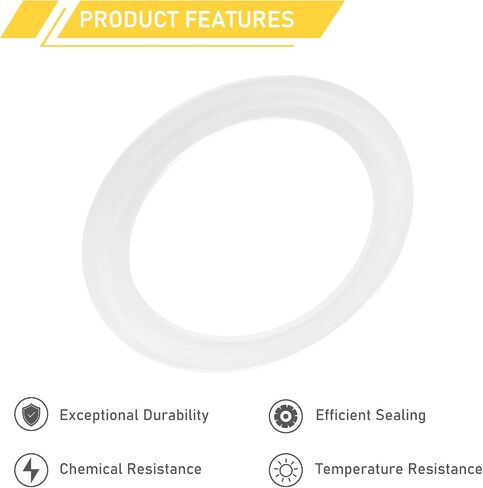 100PCS 1.5 Inch Tri Clamp Silicone Gaskets for 1.5" Tri-Clamp Sanitary Fittings TC O-Ring Seal Gasket in Saudi Arabia