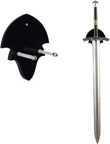 Sword Stand Wall Hanging Sword Stand Sword Hook Wall Hanging Display Stand Single Sword Vertical Wall Hanging Display Stand Samurai Sword Stand (Black 2 Sets) in Saudi Arabia