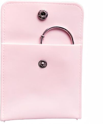 2 Pcs Velvet Jewelry Pouches, 3.9’’ x 3.9’’ Jewelry Storage Bags with Snap Button Gift Packaging Bags Purse Pouches for Rings, Bracelets, Necklaces, Earrings, Watch (Black) in Saudi Arabia