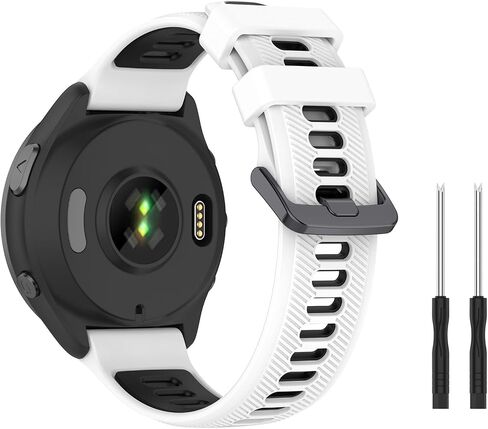 Baaletc Compatible with Garmin Forerunner 965 Watch Bands, Soft Silicone Sport Wristband Replacement Straps for Garmin Forerunner 965 Band in Saudi Arabia