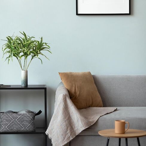 مجموعتان من النباتات الصناعية الداخلية ذات الحافة الذهبية Dracaena Reflexa مقاس 34 بوصة نباتات وهمية ناعمة ورقيقة للحديقة في الأماكن المغلقة - ذهبي أخضر in Kuwait