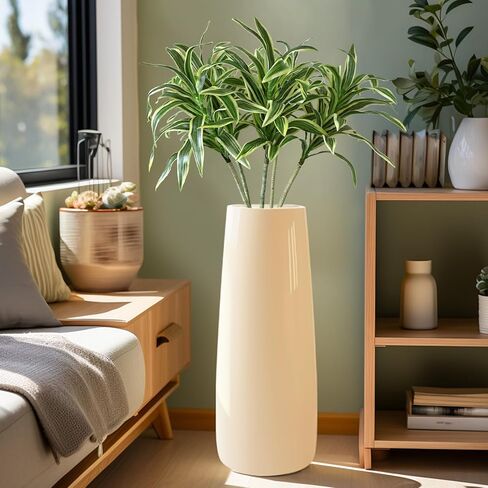 مجموعتان من النباتات الصناعية الداخلية ذات الحافة الذهبية Dracaena Reflexa مقاس 34 بوصة نباتات وهمية ناعمة ورقيقة للحديقة في الأماكن المغلقة - ذهبي أخضر in Kuwait