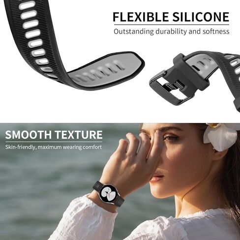 Baaletc Compatible with Garmin Forerunner 965 Watch Bands, Soft Silicone Sport Wristband Replacement Straps for Garmin Forerunner 965 Band in Saudi Arabia