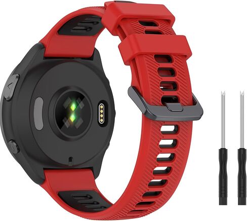 Baaletc Compatible with Garmin Forerunner 965 Watch Bands, Soft Silicone Sport Wristband Replacement Straps for Garmin Forerunner 965 Band in Saudi Arabia